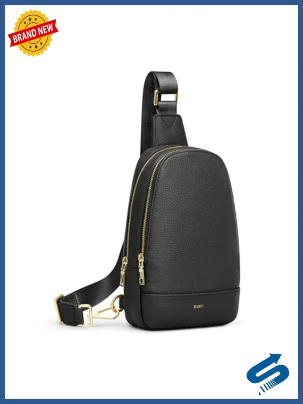 Genuine Leather RFID Blocking Sling Crossbody Bag for Women Travel